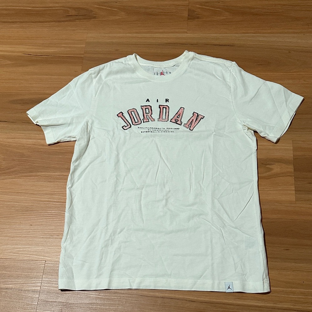Jordan Cream Short Sleeve Tee
